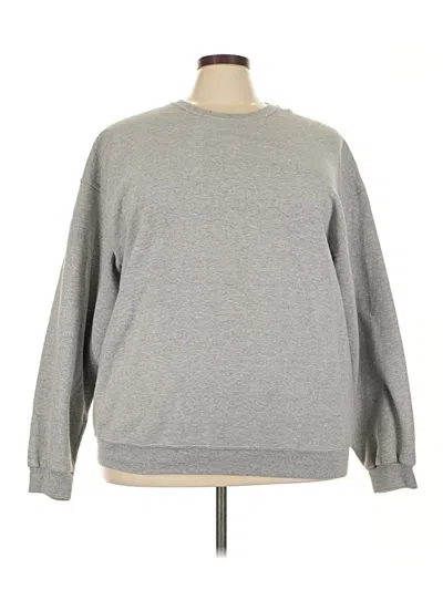 Pre-owned Fruit Of The Loom Sweatshirt In Gray