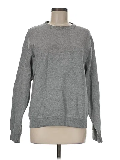 Pre-owned Fruit Of The Loom Sweatshirt In Gray