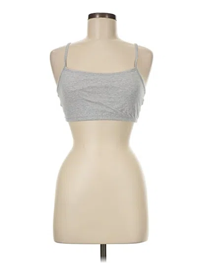 Pre-owned Fruit Of The Loom Tank Top Gray Strapless Neckline Tops