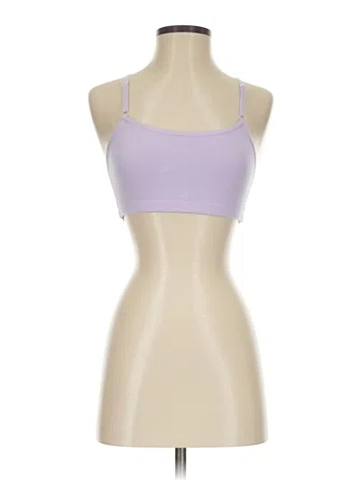 Pre-owned Fruit Of The Loom Tank Top Purple Scoop Neck Tops
