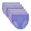 Fruit Of The Loom Women's Plus Size Fit For Me Brief Underwear (6 Pack) In Multi