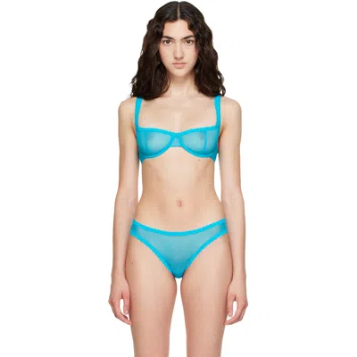 Fruity Booty Blue Moss Bra