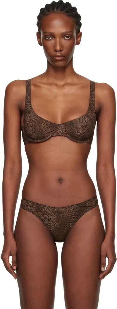 Fruity Booty Brown Leopard Shania Thong