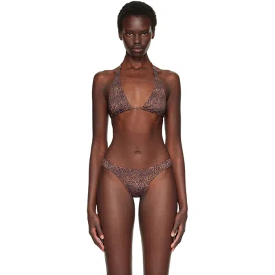 Fruity Booty Brown Shania Bikini Top
