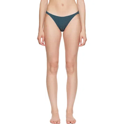 Fruity Booty Green Laguna Bikini Bottom In Blue