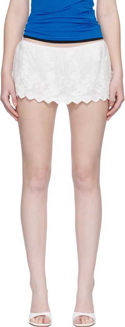 Fruity Booty White Broderie Bloomer Skort