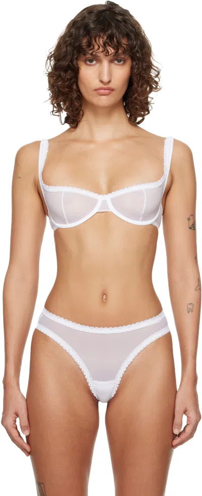 Fruity Booty White Moss Bra