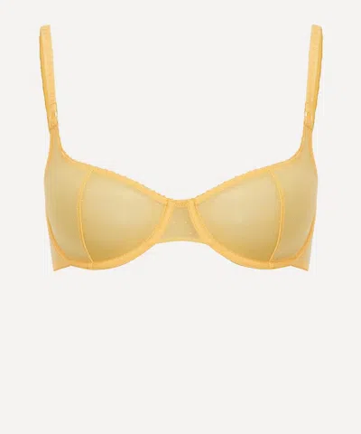 Fruity Booty Women's Aranciata Orange Dotty Bra In Yellow