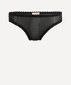 Fruity Booty Women's Black Moss Mesh Briefs