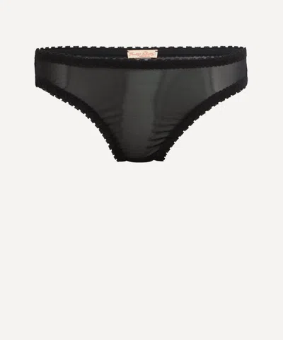 Fruity Booty Women's Black Moss Mesh Briefs