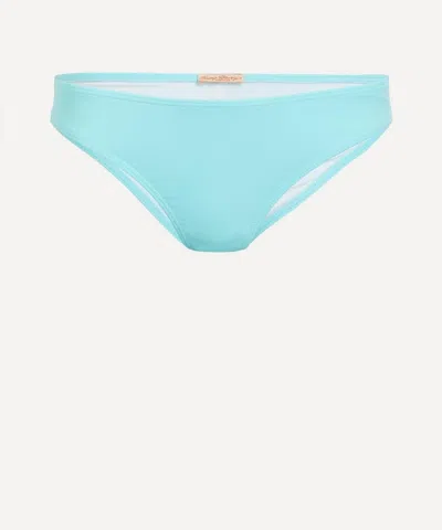 Fruity Booty Women's Celeste Aqua Bikini Bottoms In Blue