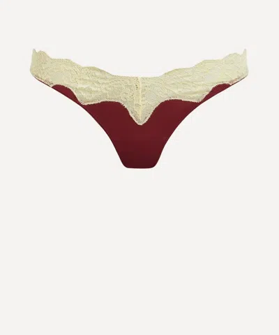 Fruity Booty Women's Wine Lacie Thong