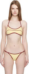Fruity Booty Yellow Reef Bikini Top In Yellow