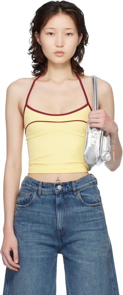 Fruity Booty Yellow Reef Tankini Swim Top