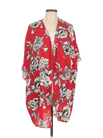 Pre-owned Frumos Kimono In Red