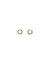 Fry Powers Enamel Huggie Earrings In Lime Green