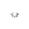Fry Powers Spike Powers Ear Cuff In Metallic