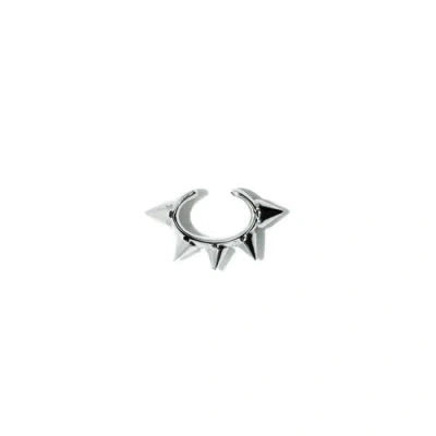 Fry Powers Spike Powers Ear Cuff In Metallic