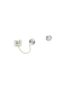 Fry Powers Sun Powers Ear Chain Stud Earrings In Metallic