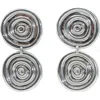 Fry Powers Sun Powers Saucer Drop Earrings In Gray