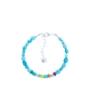 Fry Powers Turquoise Nuggets Sunrise Bracelet In 14k Gold Vermeil