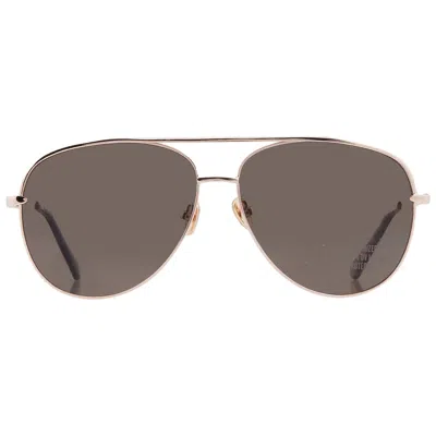 Frye 44094fry710 Pol Polarized Smoke Pilot Ladies Sunglasses 10254838.fry Gldsmk In Brown