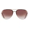 Frye 44567fco710 Brown Pilot Ladies Sunglasses 10260408.com Gldbrn In Black