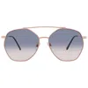 Frye 44572fco650 Smoke Pilot Ladies Sunglasses 10260410.com Gldsmk In Gold