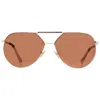Frye 50946fry710 Brown Pilot Unisex Sunglasses 10261881.com Gldbrn In Gold