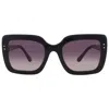 Frye 50950fry Blk Smoke Square Ladies Sunglasses 10266421.com Blksmk In Black