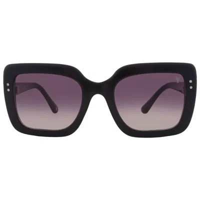 Frye 50950fry Blk Smoke Square Ladies Sunglasses 10266421.com Blksmk In Black