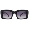Frye 51235fco001 Smoke Square Ladies Sunglasses 10260428.com Blksmk In Black