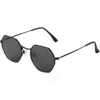 Frye 58969fco001 Smoke Hexagonal Ladies Sunglasses 10260444.com Blksmk