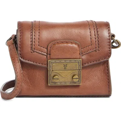 Frye Alex 4-way Mini Leather Bag In Brown
