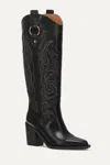 Frye And Co Ashlyn Tall Deco Stitch In Black