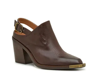 Frye And Co Frye & Co. Ashlyn Western Mule In Brown