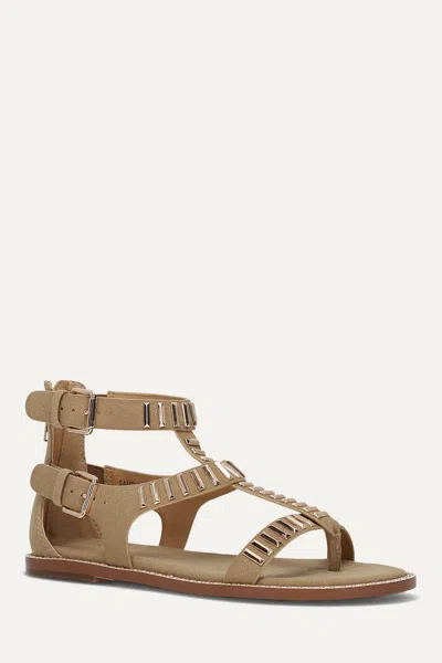 Frye And Co Bucky T-strap In Brown