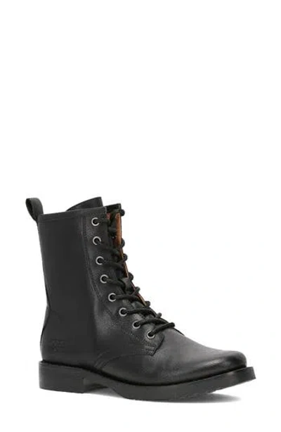 Frye And Co Chesnee Combat Boot In Black