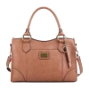 Frye And Co Core Satchel In Brown