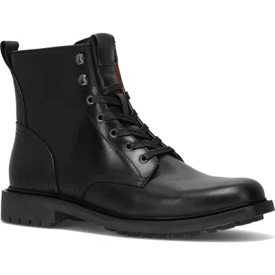 Frye And Co Dunn Leather Lace Up Boot In Black
