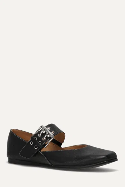 Frye And Co Elvie Double Prong Mary Jane In Black