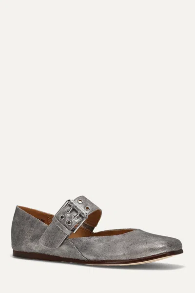 Frye And Co Elvie Double Prong Mary Jane In Gray