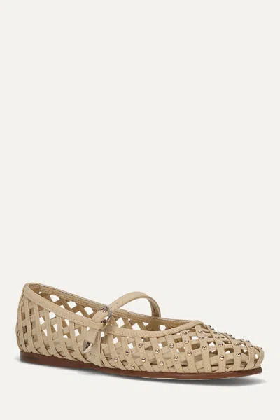Frye And Co Elvie Woven Mary Jane In Neutral