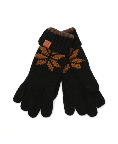 Frye And Co And Co. Fair Isle Gloves In Black