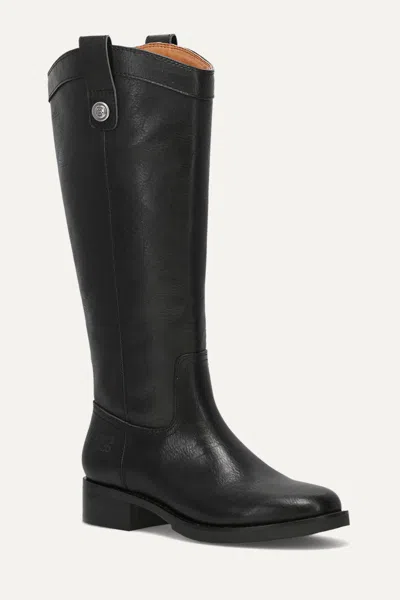 Frye And Co Foster Button In Black