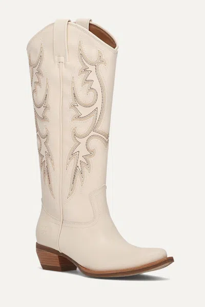 Frye And Co Irlene Tall Deco Stitch Cowboy In Multi
