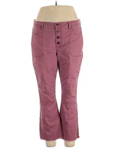 Pre-owned Frye And Co Jeans In Burgundy