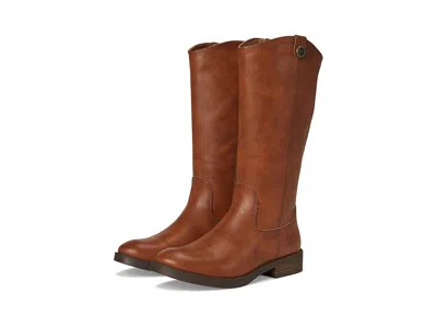 Frye And Co Kellie Button Riding (little Kid/big Kid) Girls Shoes Cognac : 5 Big Kid M, Synthetic In Brown