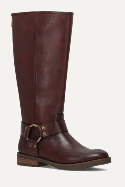 Frye And Co Kellie Harness Wide Calf In Purple