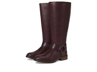 Frye And Co Kellie Harness Wide Calf Cowboy In Purple